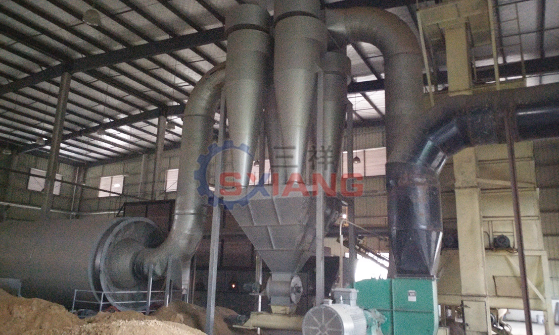 Complete drying system for mushroom residue